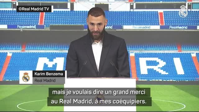 Real Madrid - Benzema dit adieu au Real : Le meilleur club de l'histoire”