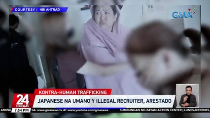 Japanese na umano'y illegal recruiter, arestado | 24 Oras