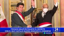 Golpe de Estado: decreto ley hallado en Palacio complicaría situación de Castillo y otros implicados