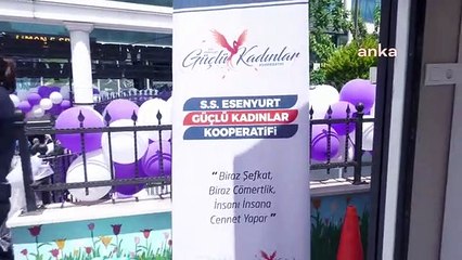 Esenyurt'ta "Kadın Eli, Kadın Emeği" Stantları Açıldı.