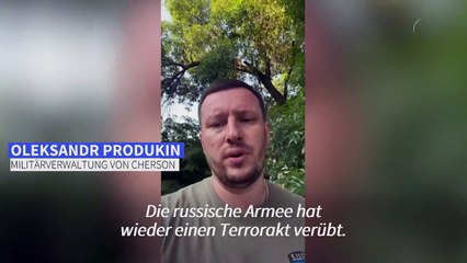 Militärverwaltung von Cherson: "Verlassen Sie die gefährdeten Gebiete!"