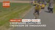 Vingegaard puncture / Crevaison de Vingegaard - Étape 2 / Stage 2 - #Dauphiné 2023