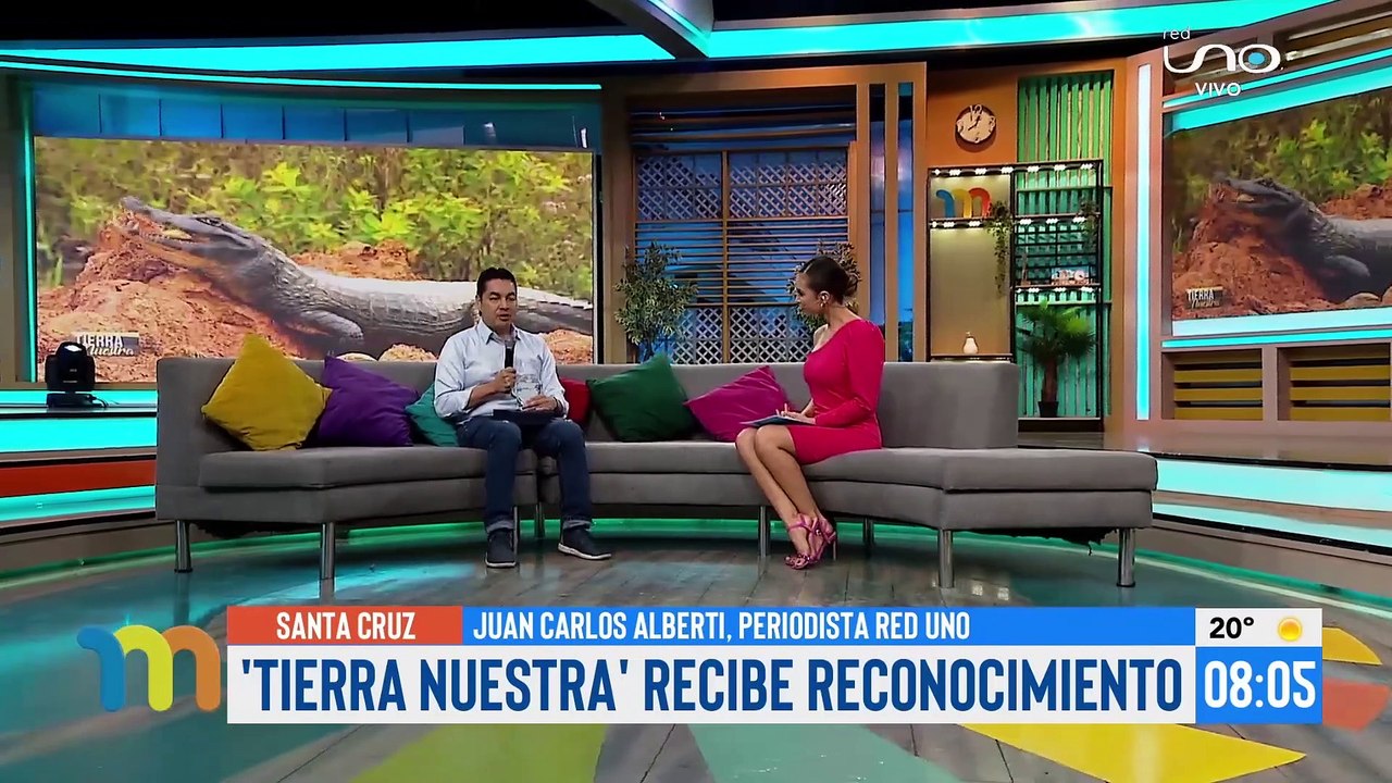 "Tierra Nuestra" recibe reconocimiento por difundir contenidos de la riqueza natural de Bolivia