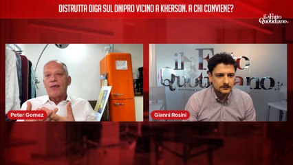 Distrutta diga sul Dnipro vicino a Kherson. A chi conviene? Segui la diretta con Peter Gomez