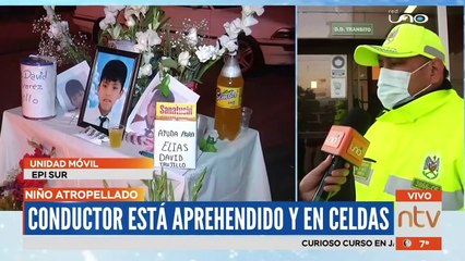 Elías David estaba a 'pasos' de su escuela, cuando fue atropellado por una volqueta