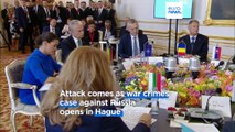 'An act against humanity': European leaders condemn attack on Nova Kakhovka dam