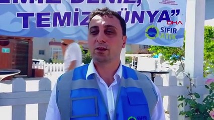 Tekirdağ'da Çevre Haftası kapsamında Gündal Plajı temizlendi