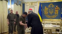 A Kiev l'incontro fra il cardinale Zuppi e Zelensky