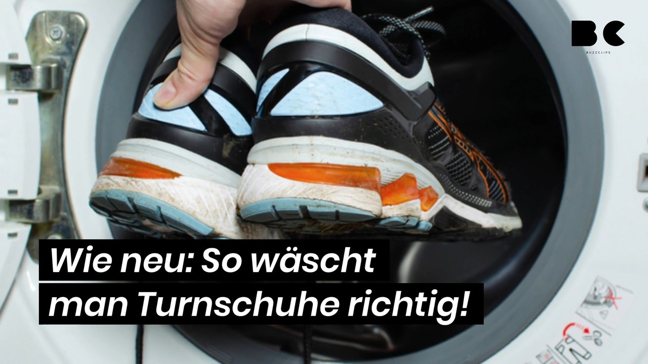 Wie neu: So wäscht man Turnschuhe richtig!