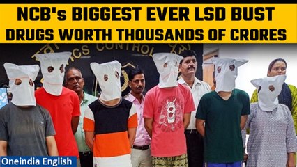 Tải video: NCB busts darknet-based drug cartel; recovers LSD worth crores and arrests six | Oneindia News