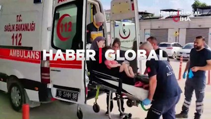 Küçük çocuk, 3'üncü kattan düştü, annesinin kucağında acil servise getirildi