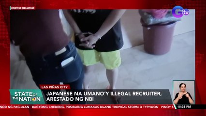 Video herunterladen: Japanese na umano'y illegal recruiter, arestado ng NBI | SONA