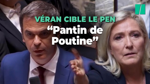 Olivier Véran qualifie Marine Le Pen de pantin de Poutine , le RN crie au scandale