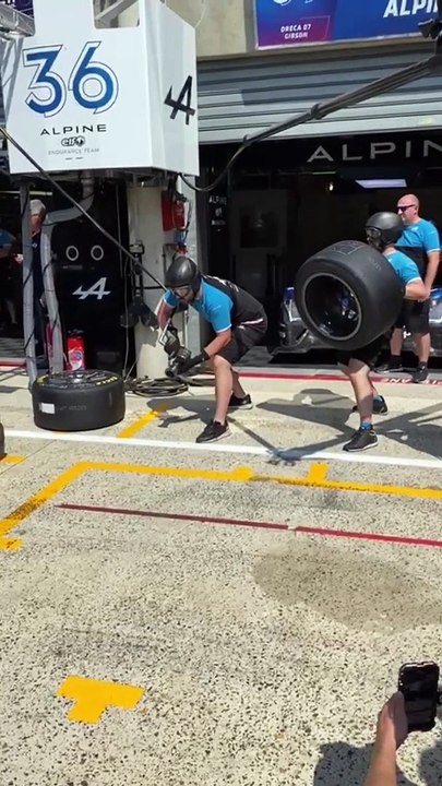24 heures du Mans : le Pitstop challenge des mécaniciens d'Alpine