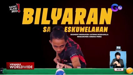 Ilang bata, bakit mala-Efren ‘Bata’ Reyes ang galawan sa bilyaran? | Dapat Alam Mo!