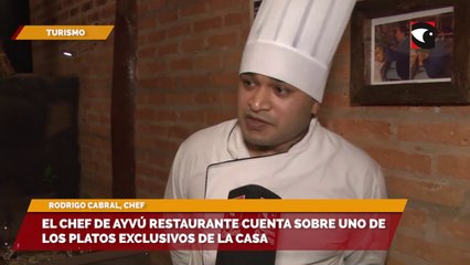 El chef de Ayvú Restaurante cuenta sobre uno de los platos exclusivos de la casa
