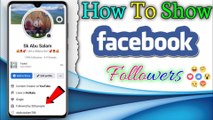 Facebook ~ এর Followers Options কিভাবে On করবেন || How To Show Followers On Facebook