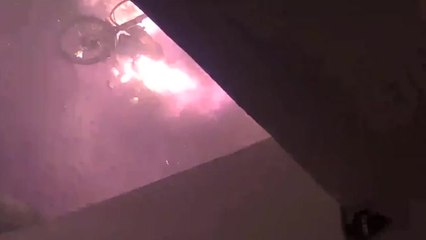Video shows e-scooter explode into flames in kitchen