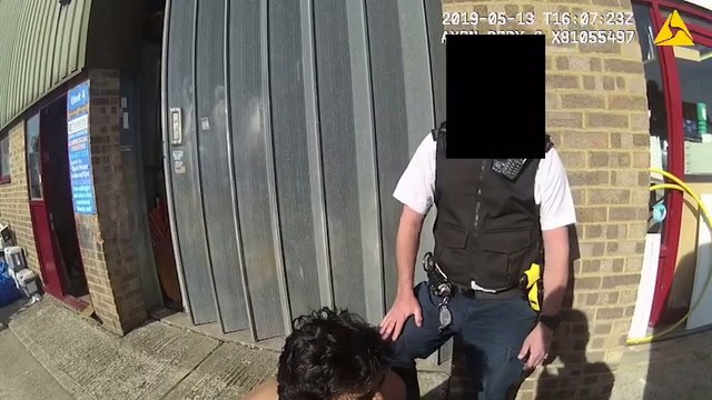 The Moment Alleged Murderer Is Arrested And Then Threatens To Kill The Brother Of The Man He Is Accused Of Strangling