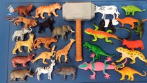 Mereview Mainan Hewan Sapi, Panda, Badak, Buaya, Banteng, Dinosaurus T-rex, Macan Tutul
