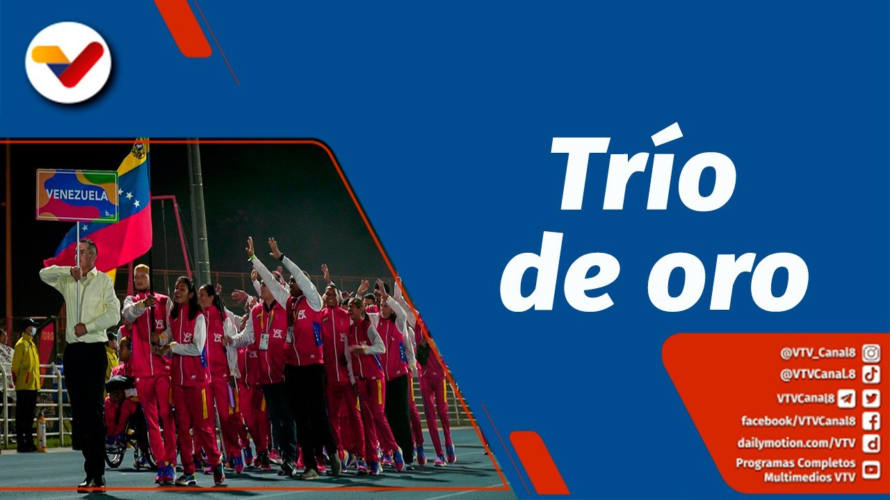 Deportes VTV | Venezuela se cuelga trío de oro en los Juegos Parapanamericanos Juveniles Bogotá 2023