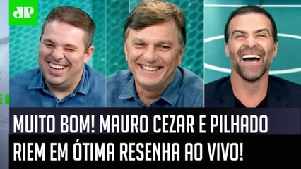 HILÁRIO! "KKKK! Eu TÔ RINDO porque..." Mauro Cezar e Pilhado RESENHAM no SORTEIO da Copa do Brasil!
