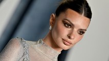 Emily Ratajkowski Made Black-on-Black Summer-Ready With a Plunging Crop Top and Totally Sheer Skirt