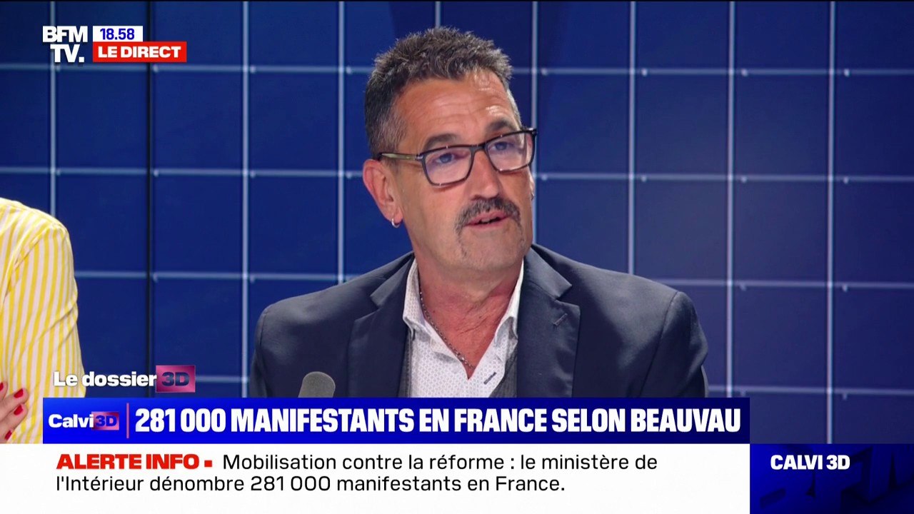 Mobilisation contre la réforme des retraites: "Une belle réussite", pour Frédéric Souillot, secrétaire général de Force ouvrière