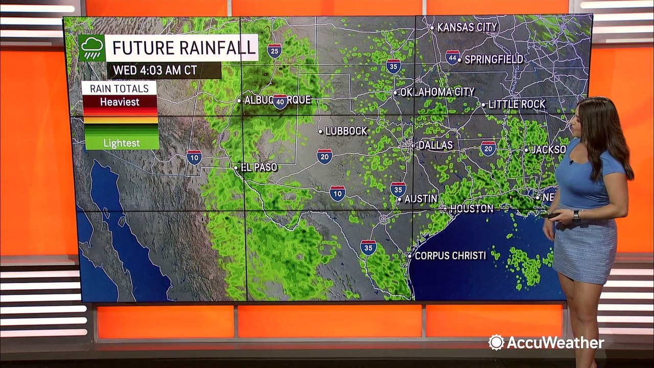 Drought-easing rainfall to spread across the central US