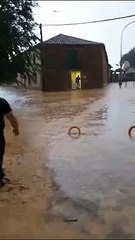 Inundaciones en Villacid de Campos el pasado lunes