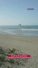 Jovem de 24 anos morre afogado na praia de Navegantes