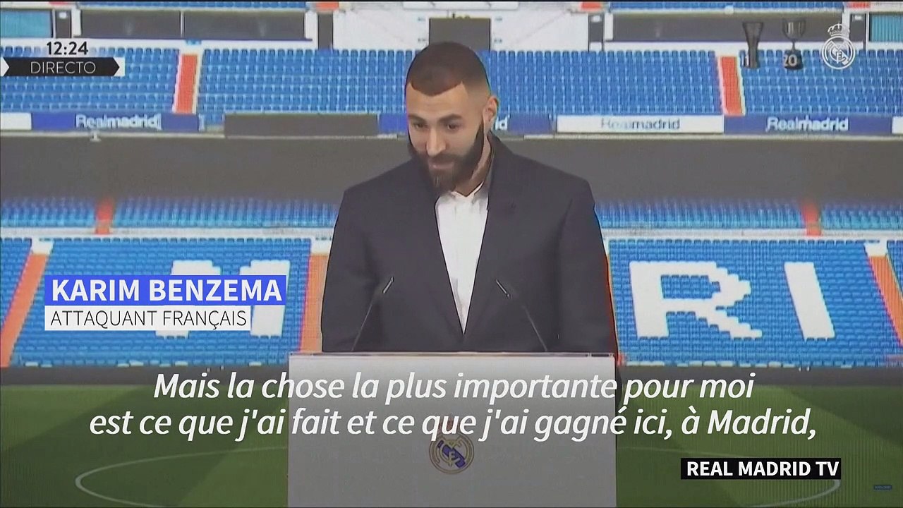 Football: Benzema fait ses adieux au Real Madrid