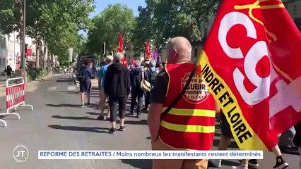 REFORME DES RETRAITES / Moins nombreux les manifestants restent déterminés