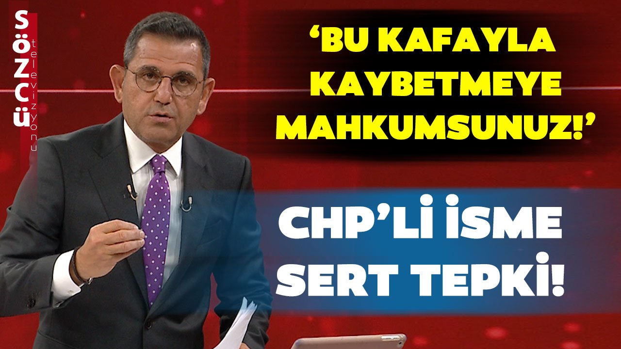 CHP'li İsimden Fatih Portakal'a 'Pes' Dedirten Açıklama! 'Kaybetmeye Mahkumsunuz'