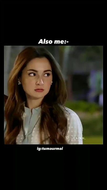 Hania amir funny status video.