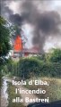 Isola d'Elba, l'incendio alla Bastreri