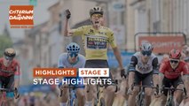 Highlights- Stage 3 - #Dauphiné 2023