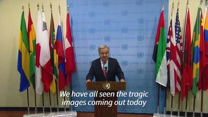 Ukraine dam destruction 'another example of the horrific price of war on people': UN chief