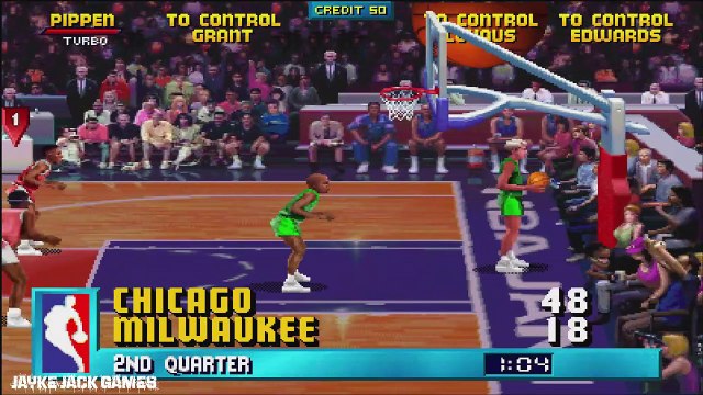 NBA JAM - Arcade - Chicago Bulls vs. Milwaukee Bucks
