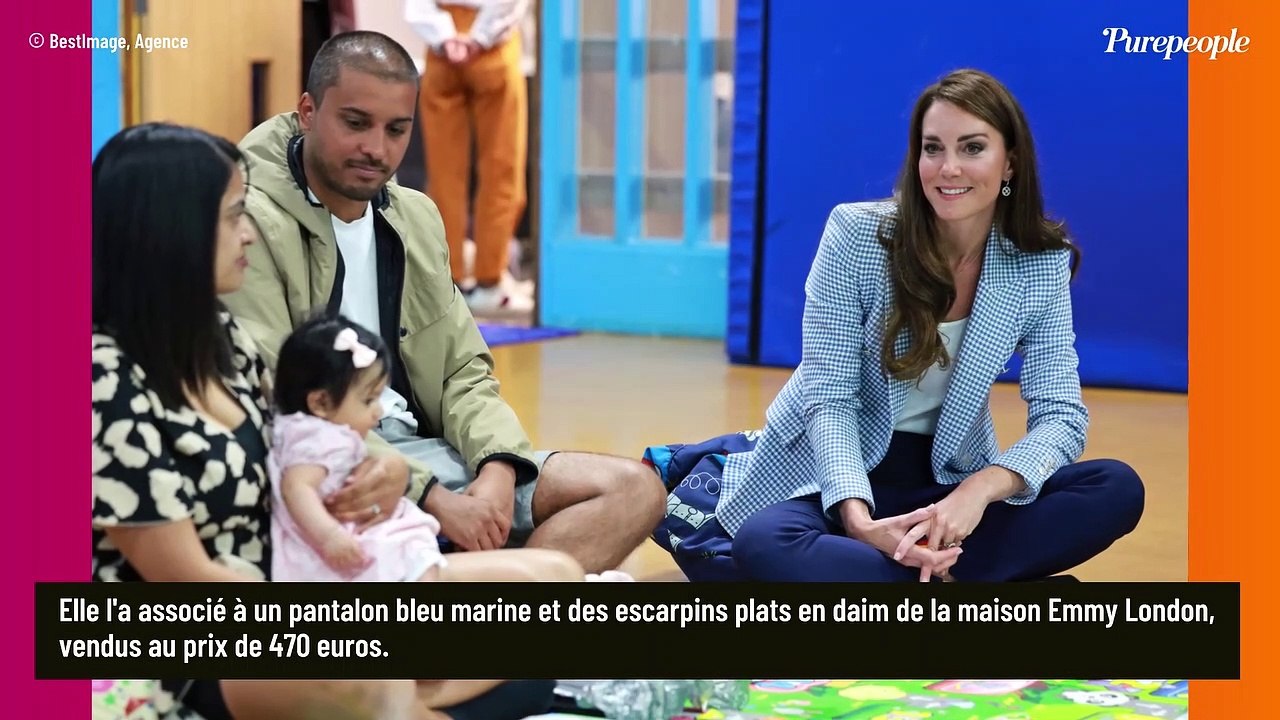 Kate Middleton en pantalon près du corps et blazer Zara : look casual rafraîchissant pour la princesse