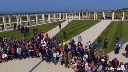 D-Day: la cerimonia al memoriale britannico a Ver-sur-Mer