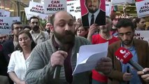 TİP, Can Atalay için eylem yaptı: 'Artık bu hukuksuzluğa bir son verin'