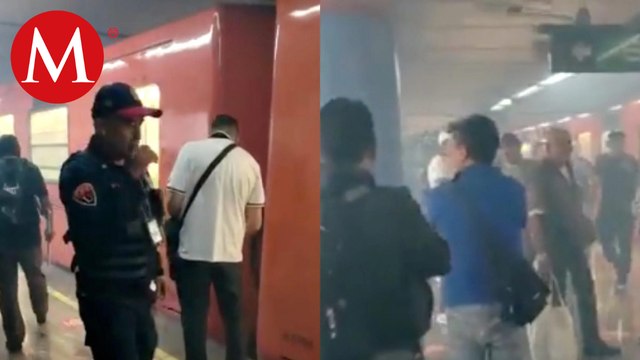 Reportan presencia de humo en la estación Doctores de la Línea 8 del Metro