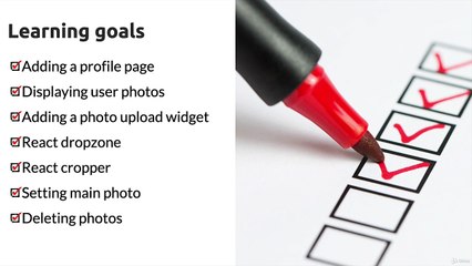 Net. Core and React Client image upload - Summary of section 17
