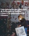 Esto opinan los mexiquenses de la llegada de Delfina Gómez a la gubernatura del Edomex