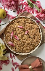 Tarte aux pommes façon crumble