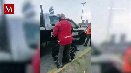 Un hombre agredió físicamente a una policía de tránsito en San Pedro Cholula