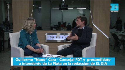 Guillermo "Nano" Cara en la Redacción de El Día