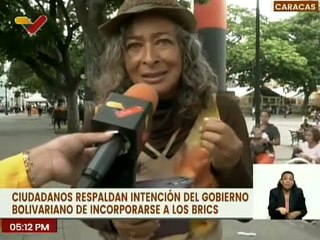 Caracas | Ciudadanos aprueban y respaldan incorporación de Venezuela en los Brics