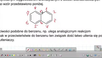 ZADANIE 23 CKE 2022 POKAZOWY NAFTALEN(NUMERACJA AT C),AROMATYCZNE, MECHANIZM REAKCJI IZOMERY #chemia